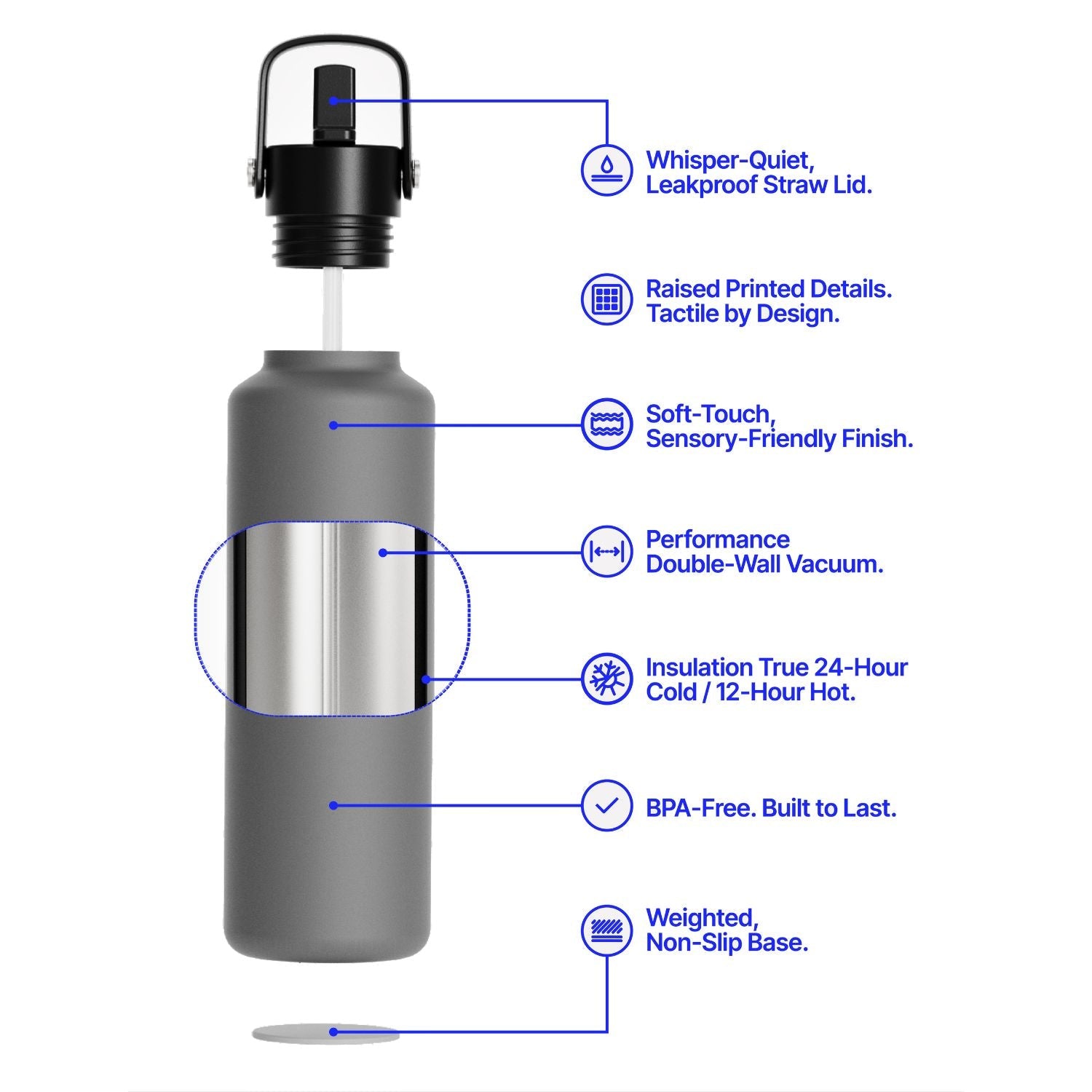 FIFA World Cup 2026™ San Francisco Bay Area Poster Water Bottle