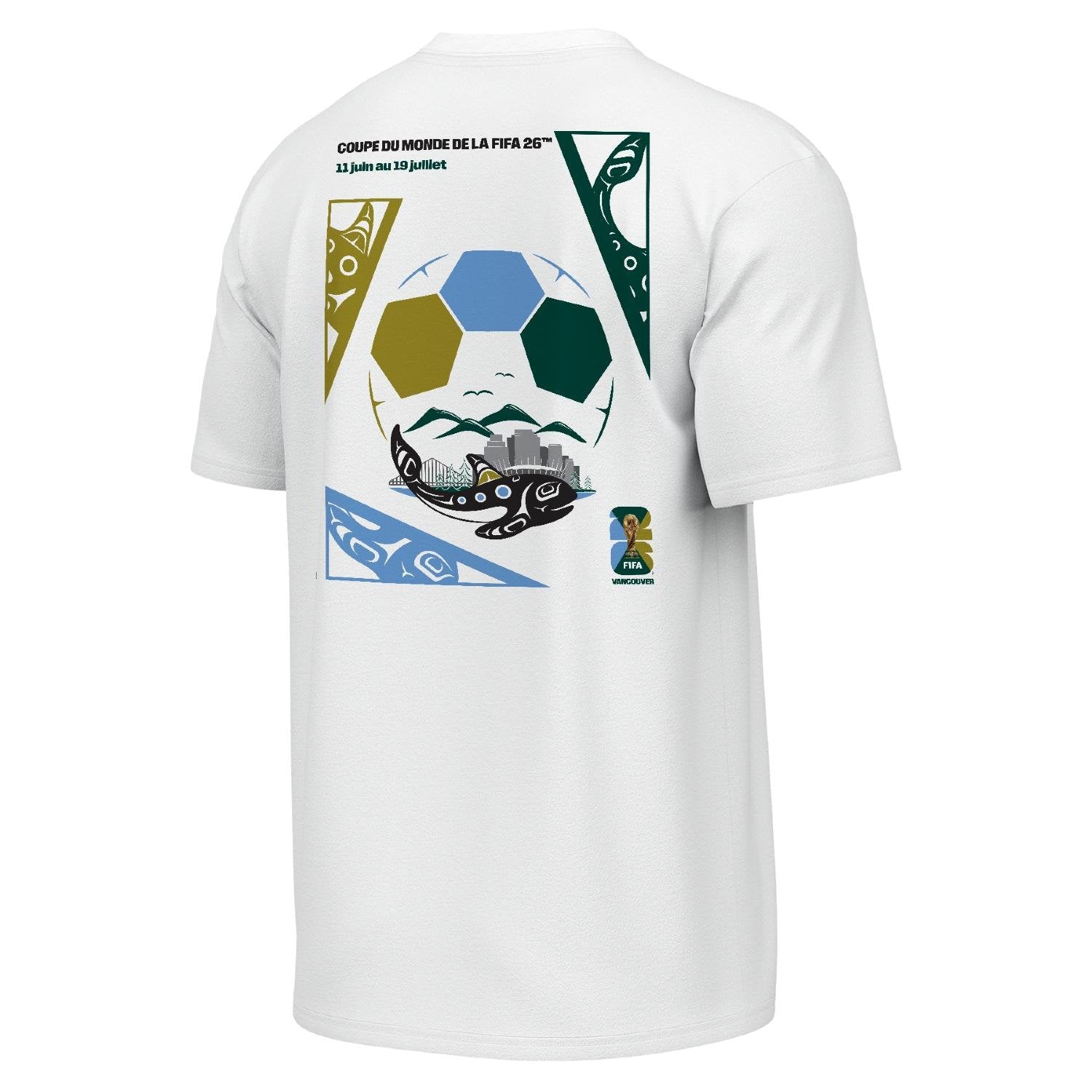 FIFA World Cup 2026™ Vancouver Poster White T-Shirt [FRE] - Unisex